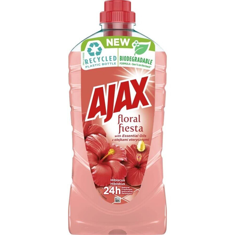 Ajax Universeel Wasmiddel Floral Fiesta, Hibiscus 1 liter