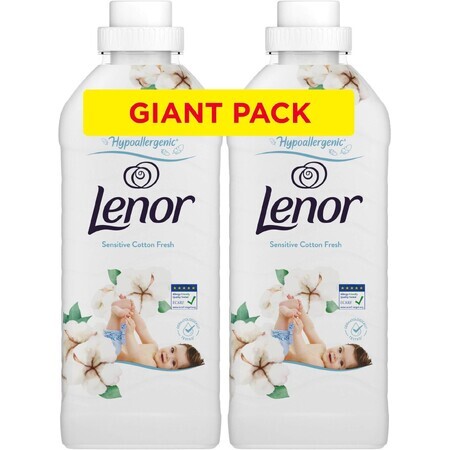 Lenor Balsamo per tessuti Cotton Fresh 2 x 1200 ml