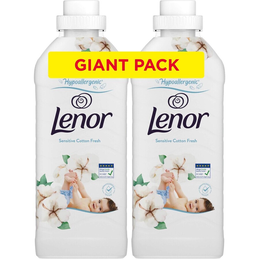 Lenor Balsamo per tessuti Cotton Fresh 2 x 1200 ml