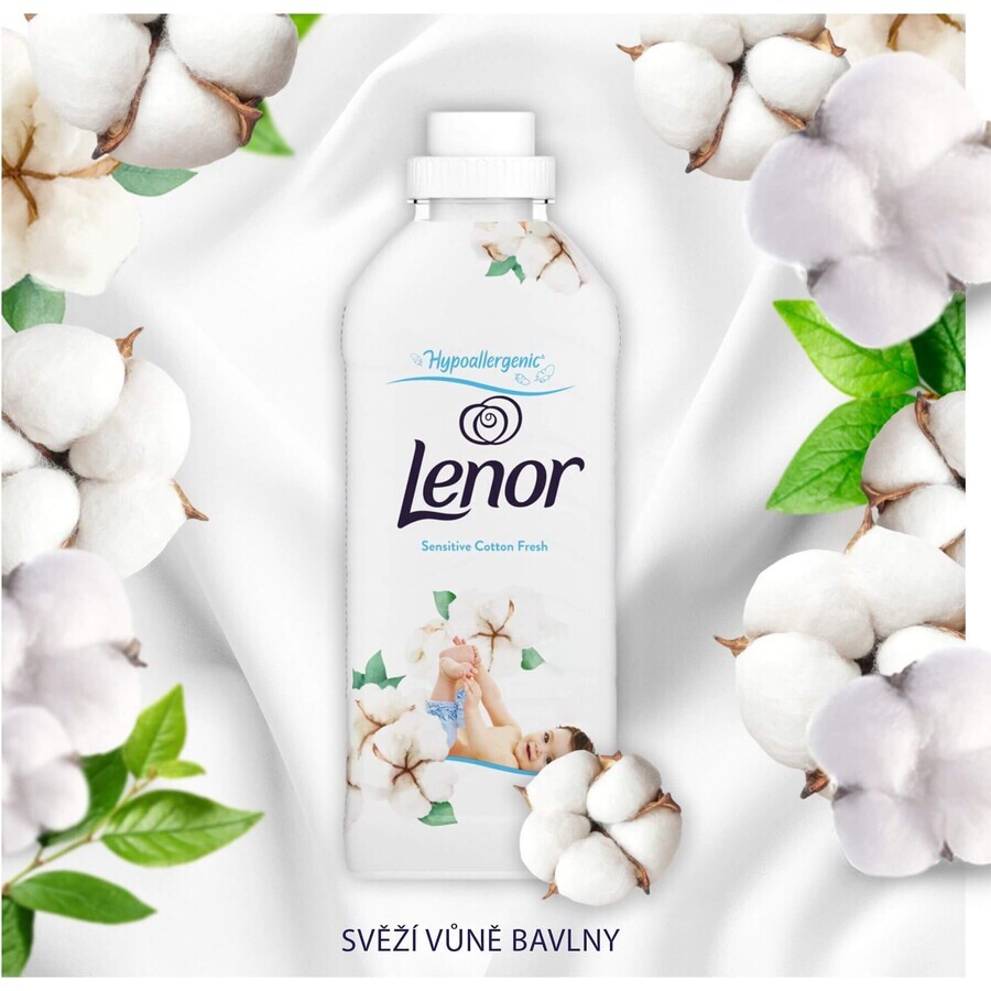 Lenor Balsamo per tessuti Cotton Fresh 2 x 1200 ml