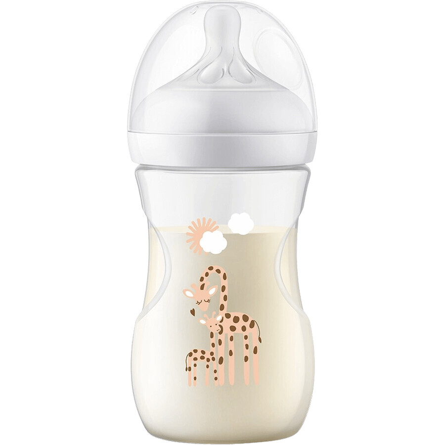 Philips Avent Natural Response Bottiglia 260ml, 1m+ giraffa