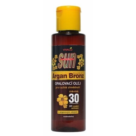 Vivaco SUN ARGAN BROWN Huile SPF30 à l'huile d'argan 100 ml