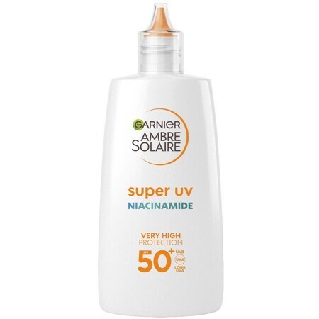 Garnier Ambre Solaire Ambre Solaire Fluido Imperfección Día Super UV con Niacinamida y FPS 50+, 40 ml