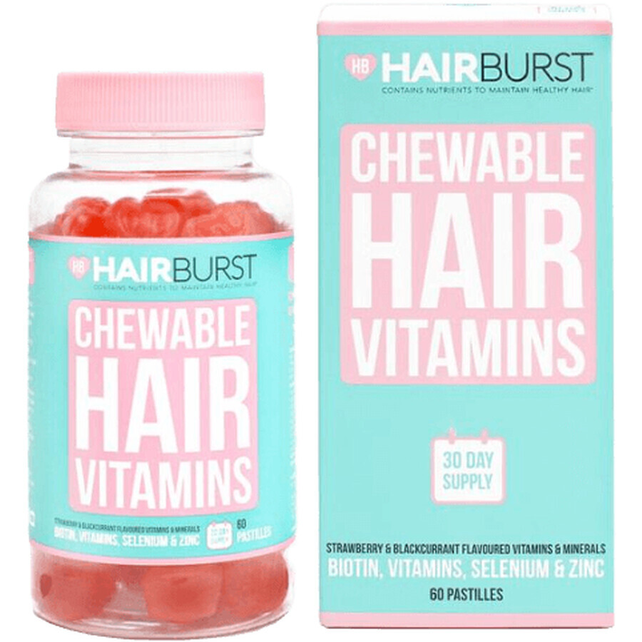 Hairburst vitamine in gomma per capelli 60 pz.