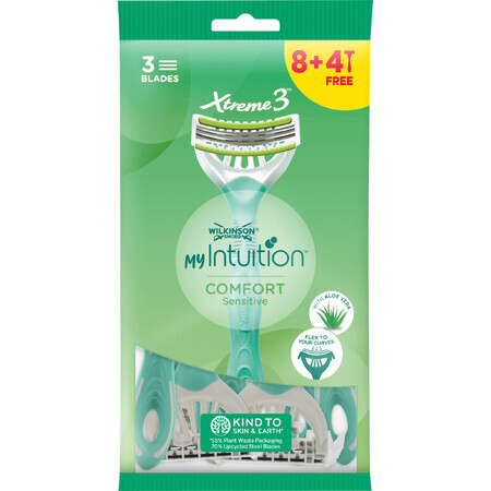 Maquinilla de afeitar desechable Wilkinson Sword MY Intuition comfort sensitive 12 piezas