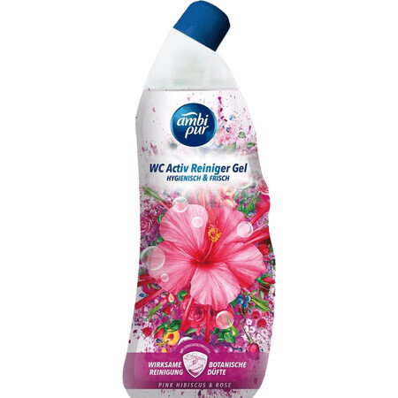 Gel hygiénique AmbiPur Rose et hibiscus 750 ml