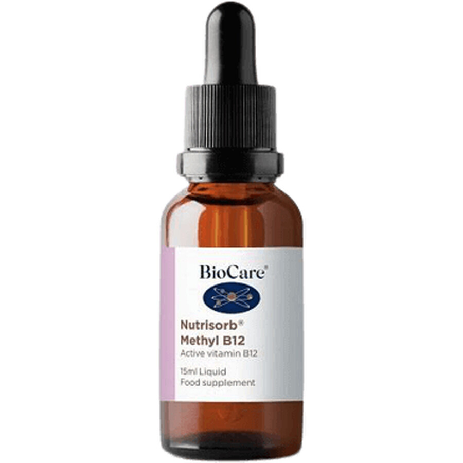 B12 - vitamine B12 druppels in de bioactieve vorm van methylcobalamine en adenosylcobalamine 15 ml