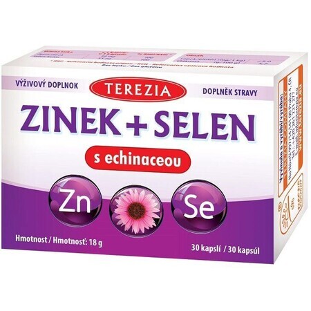 Terezia Zinc + Seleniu cu Echinacea 30 capsule