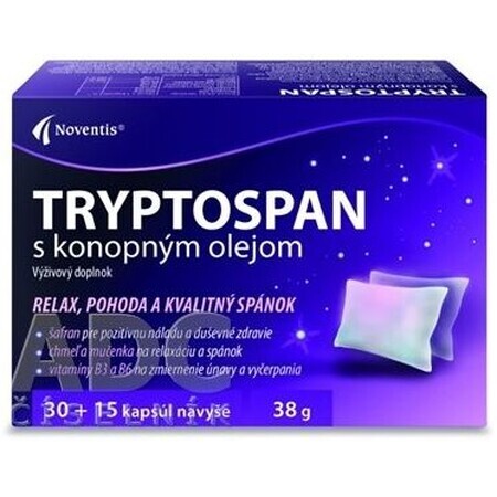 Noventis Tryptospan met Hennepolie 45 capsules