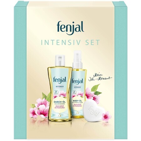 Fenjal Intensief Set - doucheolie + lichaamsolie + vaste zeep