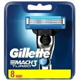 Gillette Mach3 Turbo replacement heads 8 pieces