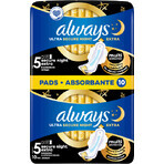 Always Ultra Sanitary Pads Secure Night Extra cu aripi 10 buc