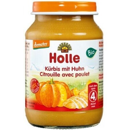 Holle snack biologico per bambini Zucca con pollo 190 g