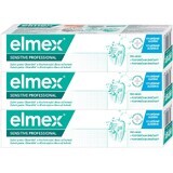 Elmex Sensitive Professional Gentle whitening tandpasta voor gevoelige tanden 3 x 75 ml