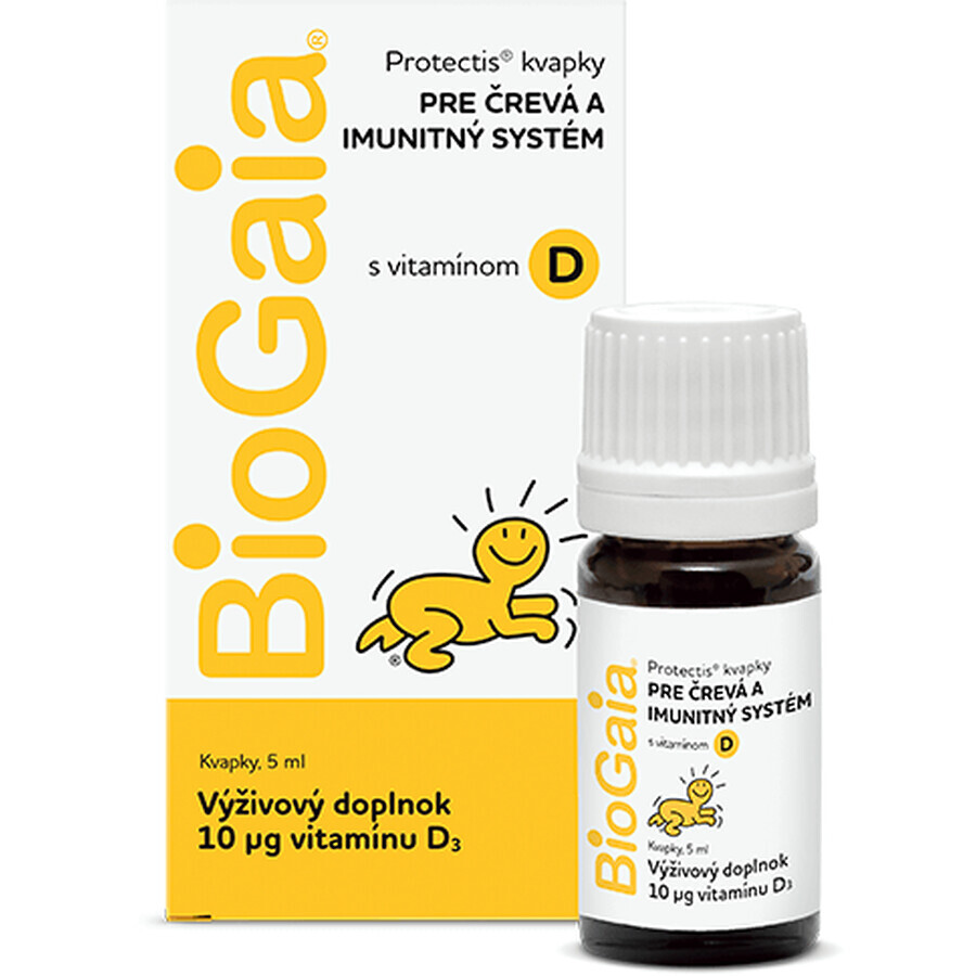 BioGaia Protectis avec vitamine D gouttes 5 ml