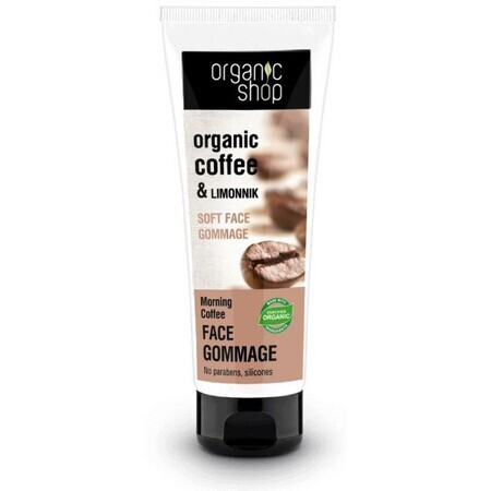 Natura Siberica Organic Shop - Café de la mañana - Crema facial limpiadora suave 75 ml