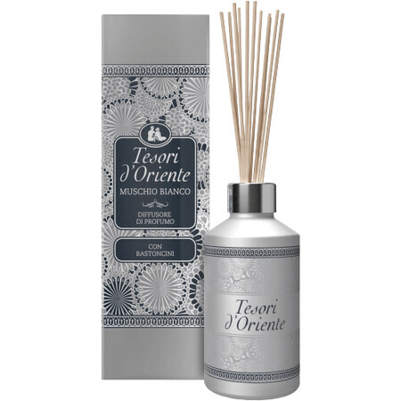 Aroma Diffuser Tesori d'Oriente Muschio Bianco with rattan sticks 200 ml