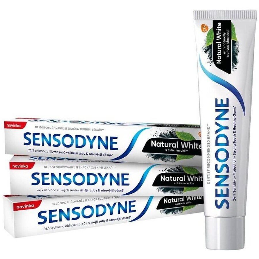 Sensodyne Natural White Toothpaste 3 x 75 ml