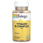 B-Komplex 100 mg Solaray, 50 Kapseln, Secom