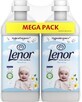 Lenor Sensitive wasverzachter 2 x 1,23 l