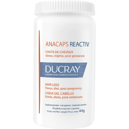 Ducray Anacaps reactieve haarondersteuning 90 capsules