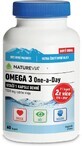 NatureVia Omega 3 &#233;&#233;nmaal daags 1000 mg 60 capsules