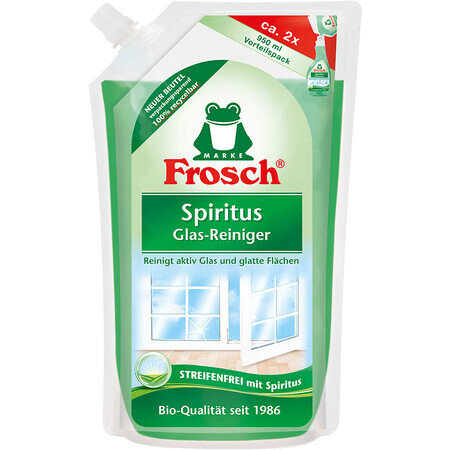 Frosch EKO Bio Spiritus pentru curățarea sticlei - cartuș de schimb 950 ml