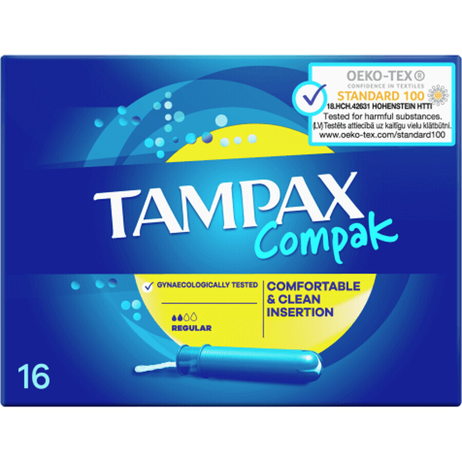 Tampax Compak Regular con applicatore 16 pz.