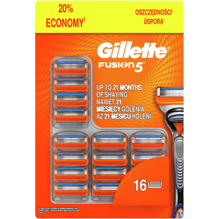 Gillette Fusion-Ersatzköpfe 16 Stück