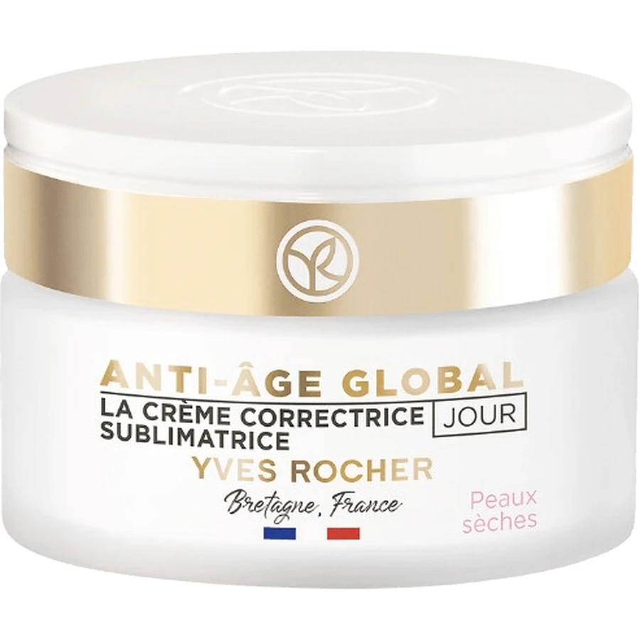 Yves Rocher Daily revitalising anti-wrinkle revitalising Anti-Age Global pour peaux sèches 50 ml