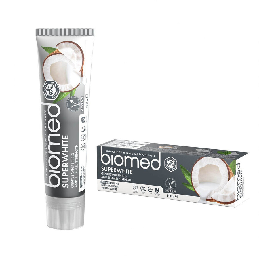 Biomed Superwhite blekende tandpasta 100 g