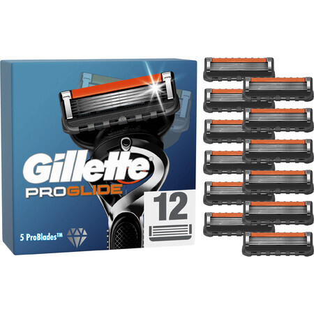 Gillette Fusion Proglide Vervangingskoppen 12 stuks