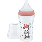 Nuk Perfect Match Disney Flasche mit Temperaturkontrolle, rot 260 ml