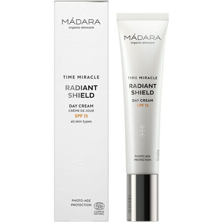 Mádara Schützende Tagescreme SPF 15 Zeitwunder (Radiant Shield Day Cream SPF 15) 40 ml