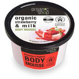 Natura Siberica Organic Shop - Body foam with strawberries and yogurt 250 ml