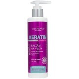 Vivapharm Balsam de păr Keratin cu cafeină pentru femei 200 ml