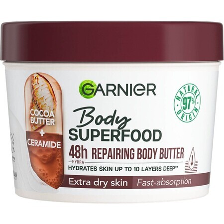 Garnier Body Superfood Körpercreme mit Kakao und Kakaobutter 380 ml