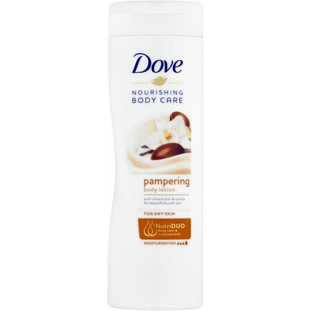 Dove Shea Butter voedende bodymilk voor droge huid 400 ml