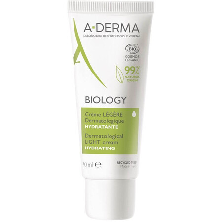 A-Derma BIOLOGY Crema hidratante nutritiva dermatológica 40 ml