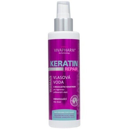 Vivapharm Keratin loțiune de restaurare a părului pentru femei 200 ml