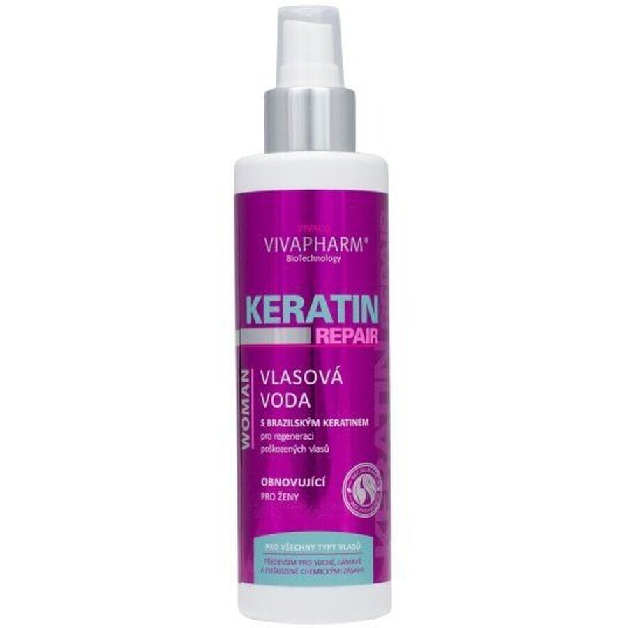 Vivapharm Keratin loțiune de restaurare a părului pentru femei 200 ml