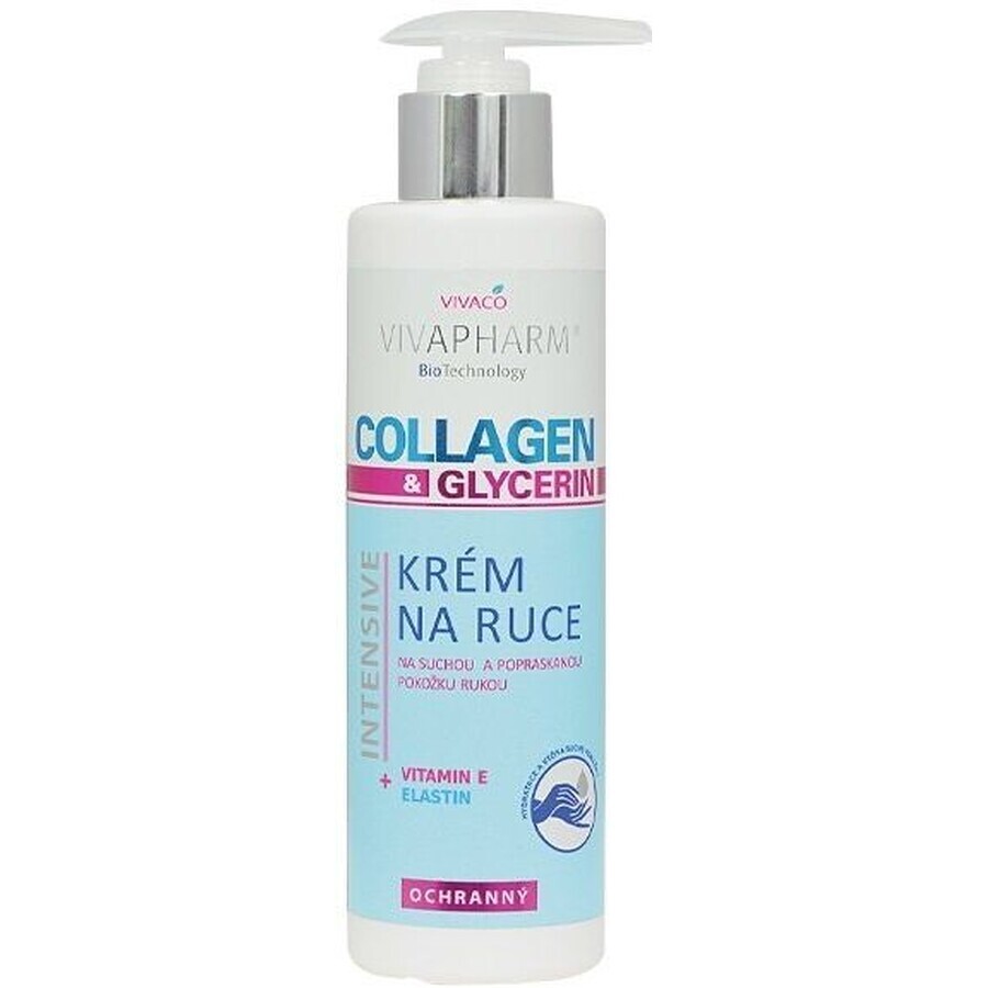 Vivapharm Colagen și Glicerină Cremă de mâini 200 ml