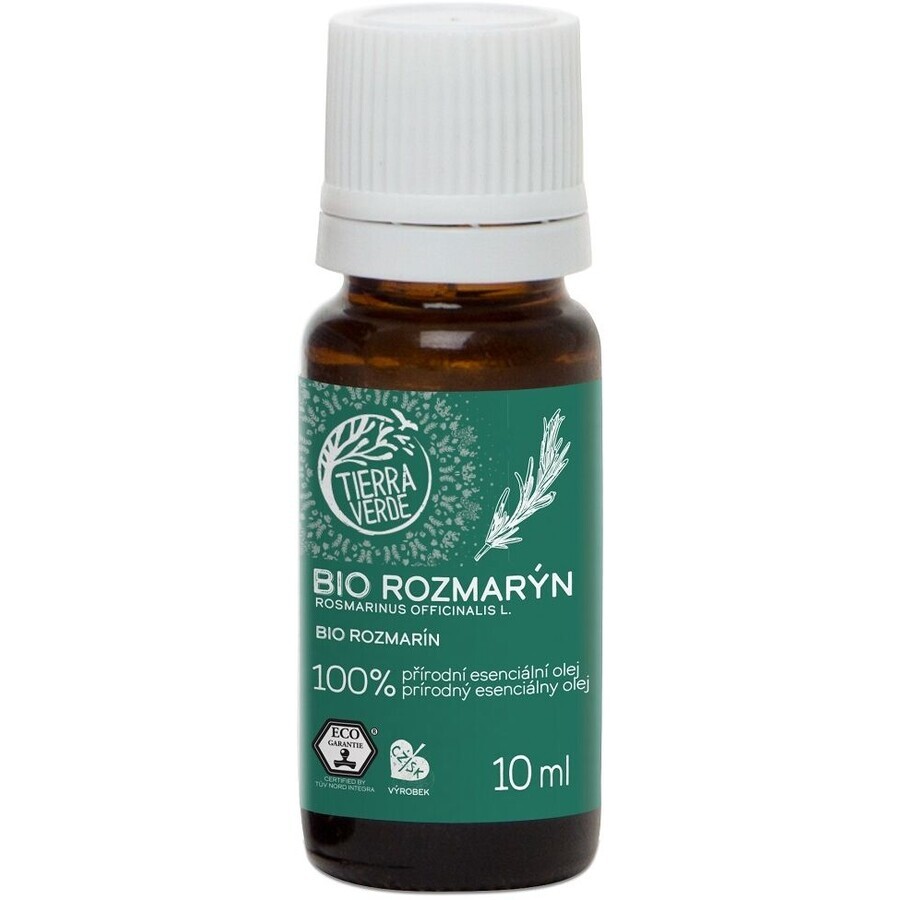 Tierra Verde Ulei esențial BIO Rozmarin 10 ml