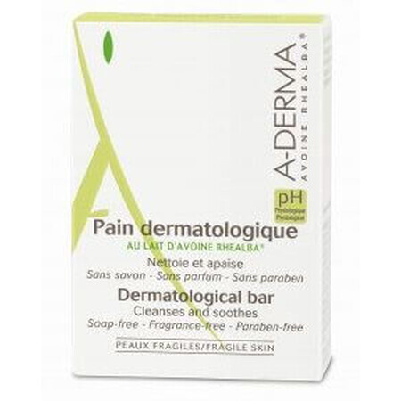 A-Derma PAIN DERMATOLOGIQUE D'AVOINE RHEALBA Dermatologic Cleansing Cube 100 g