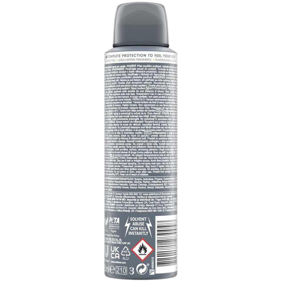 Dove Men+Care Advanced Sport Fresh Antitranspirante Spray 150 ml