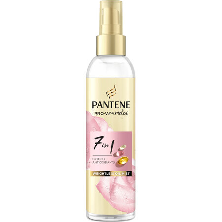 Pantene Pro-V Miracles 7v1 Weightless Oil Mist, huile capillaire à la biotine 145 ml