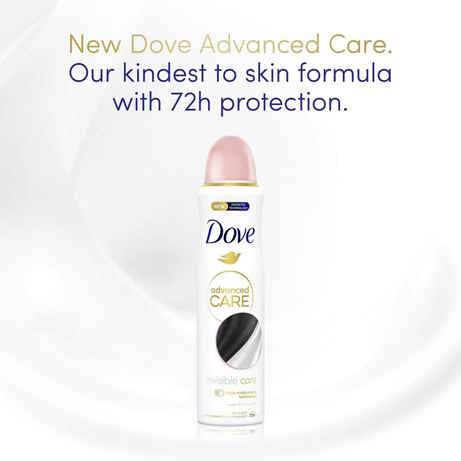 Dove Advanced care Invisible care anti-transpirant spray 150 ml