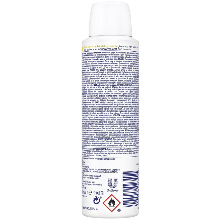 Dove Go fresh spray anti-transpirant Concombre et thé vert 150 ml