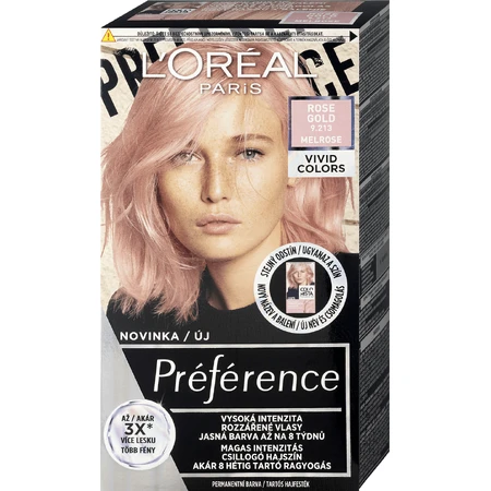 L'Oréal Paris Préférence Vivid Colors permanent hair color 9.213 Melrose 150 ml