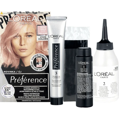 L'Oréal Paris Préférence Vivid Colors permanent hair color 9.213 Melrose 150 ml